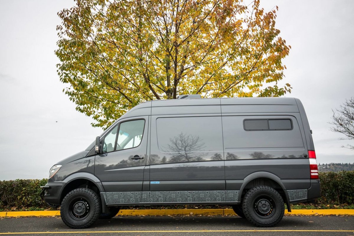 Mercedes Sprinter Camper van Interior