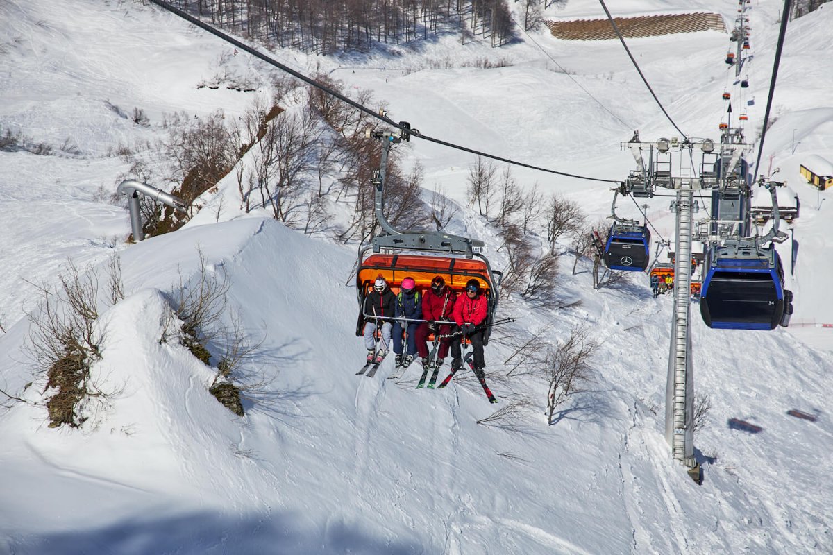 Красная Поляна Сочи Газпром горнолыжный курорт