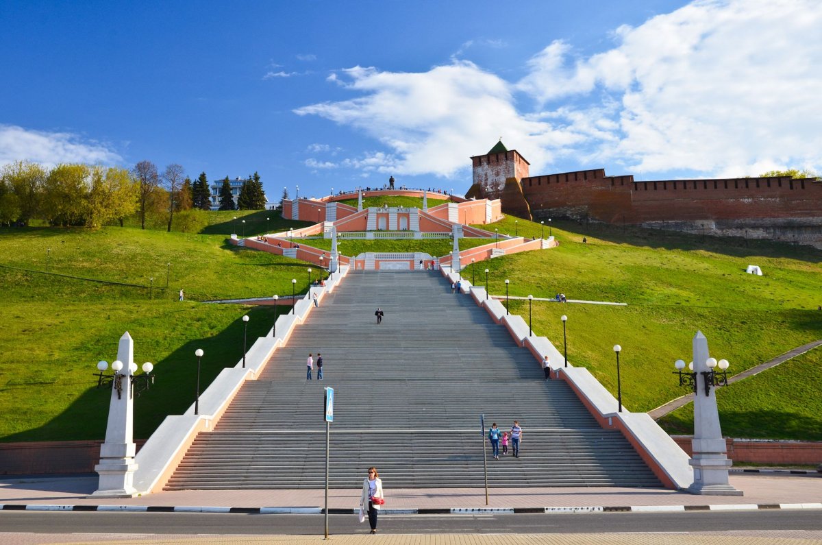 Чкаловская лестница Нижний Новгород