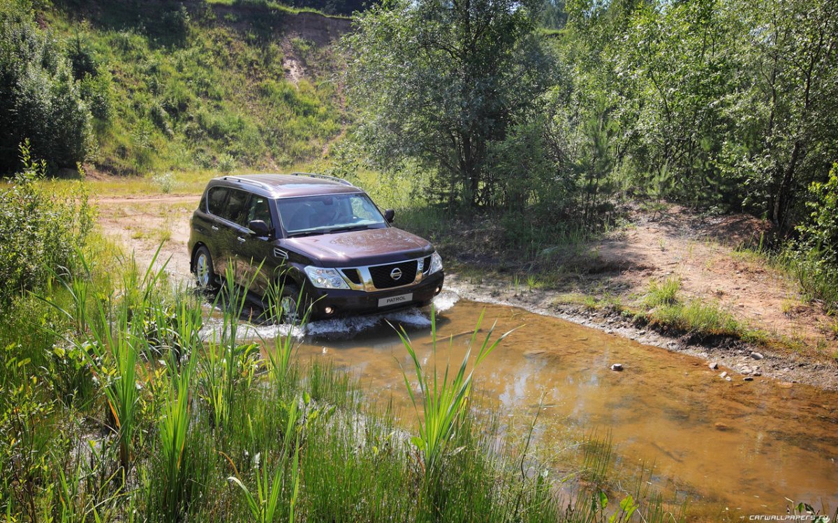 Nissan Patrol y62 по грязи
