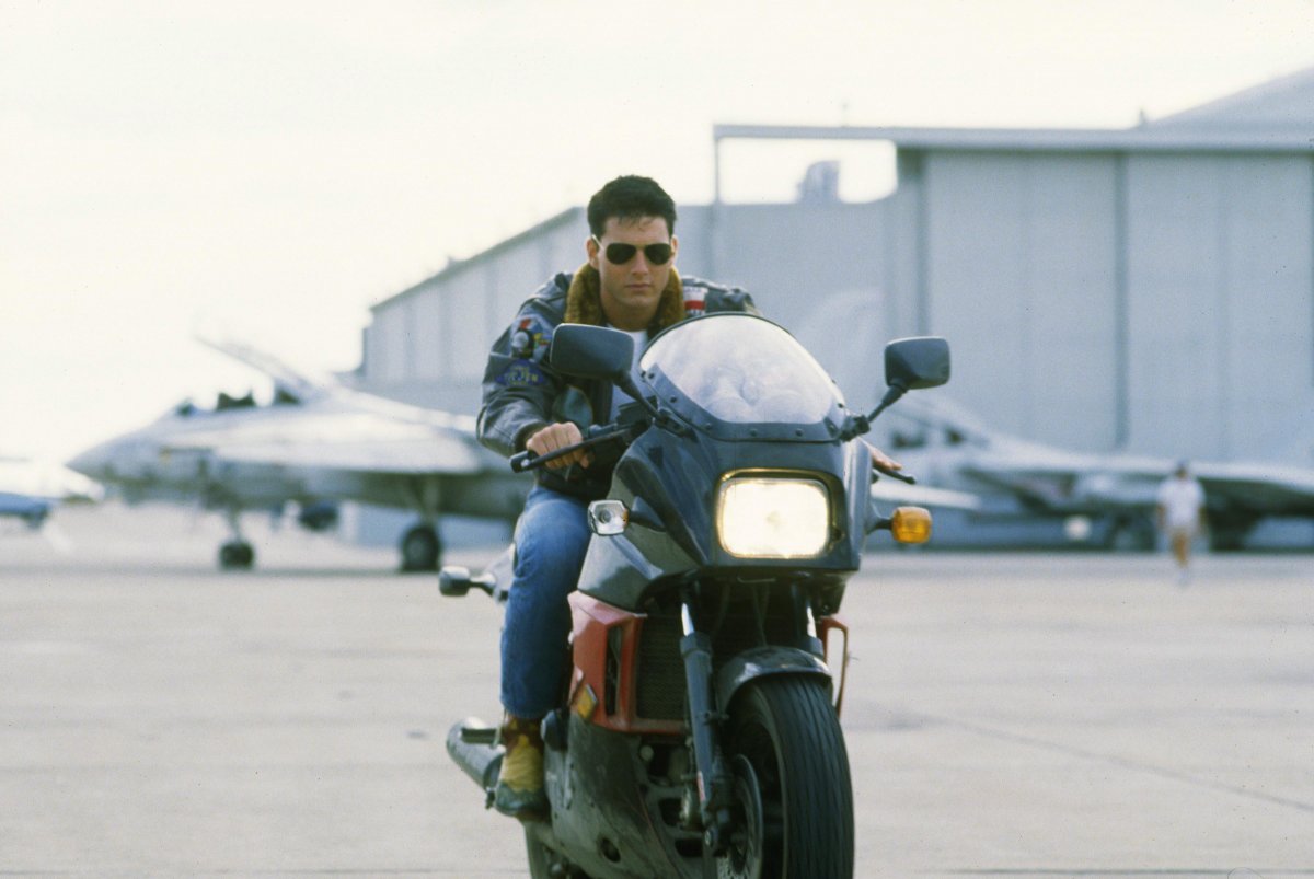 Том Круз топ Ган 1986 мотоцикл