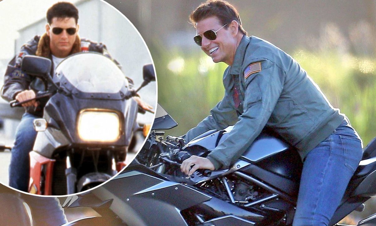 Tom Cruise в куртке Top Gun Maverick 2020
