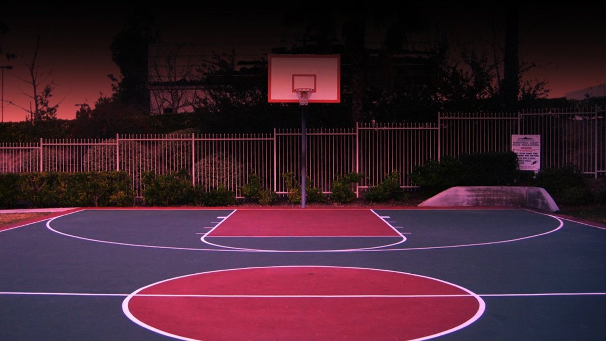 Баскетбольная площадка фон