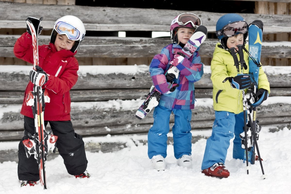 Экипировка для горных лыж для детей