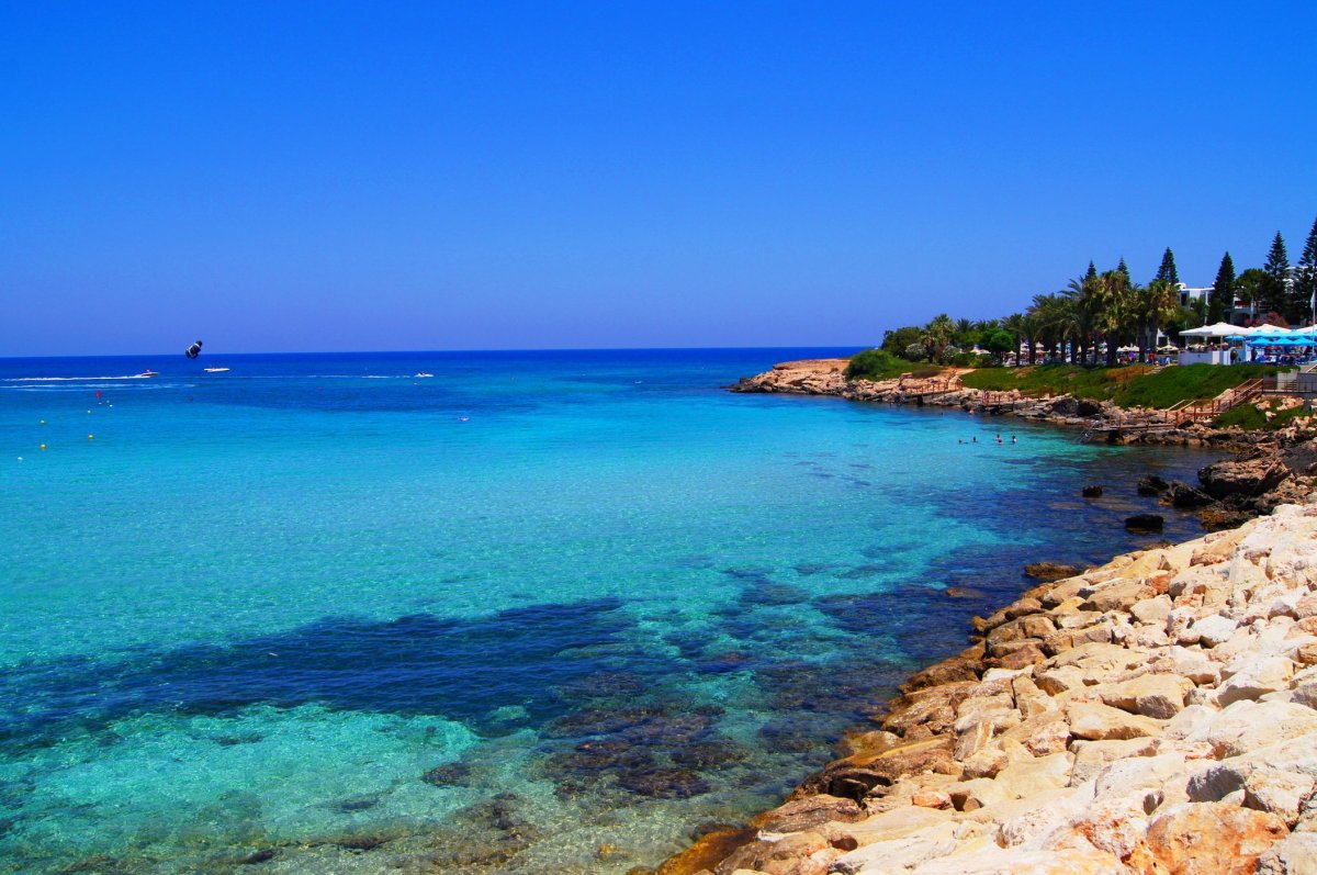 Пляж каво греко Кипр