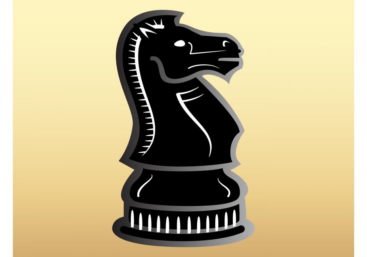 Фигурка шахматного коня