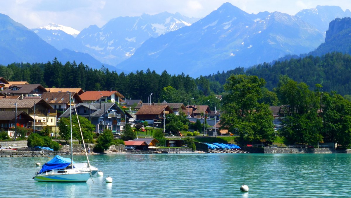 Деревня Бриенц Швейцария