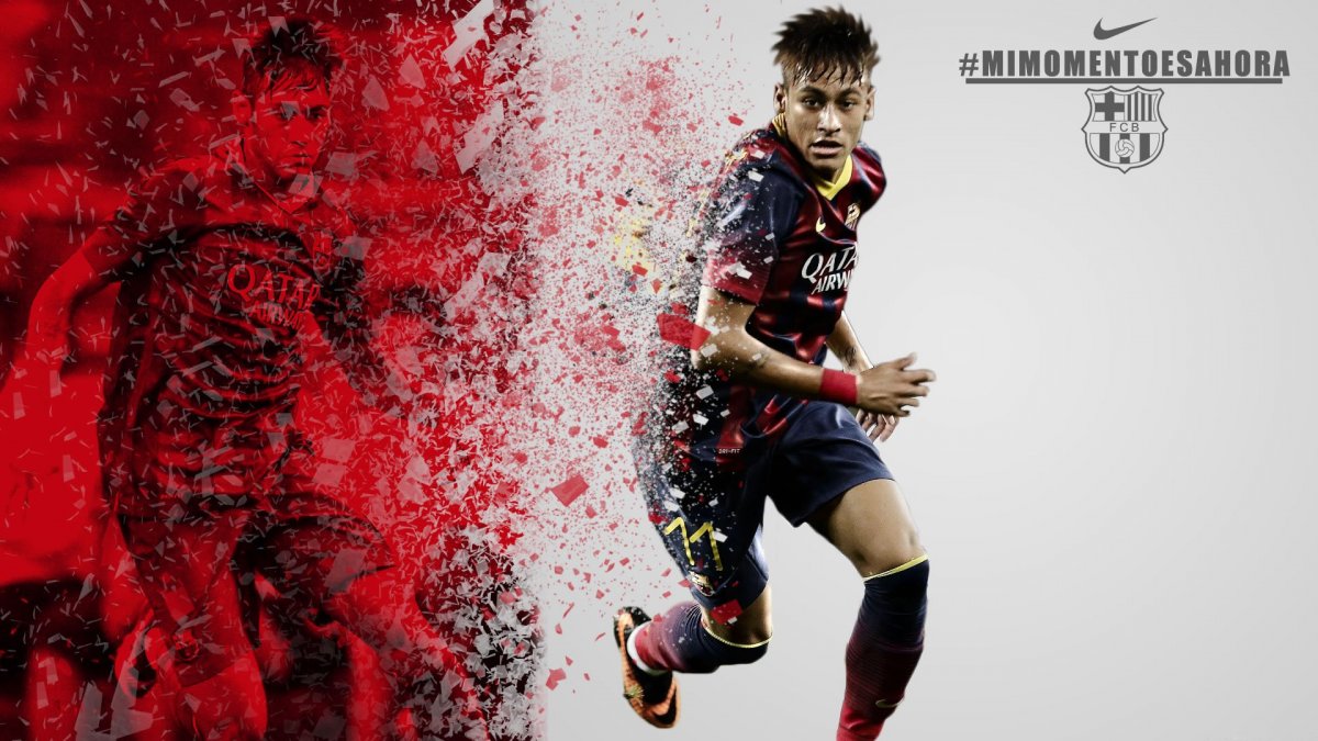 Футболист Neymar HD