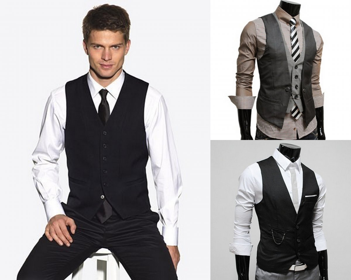 Двойной Альберт двубортная жилетка