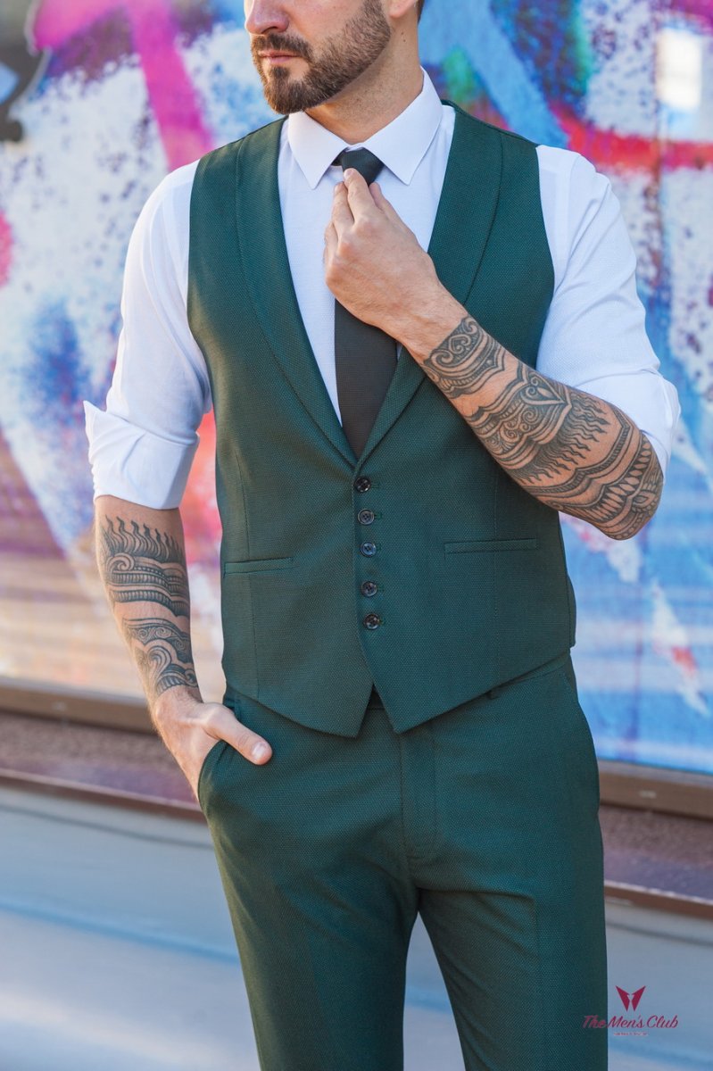 Спортивный костюм с жилеткой мужской