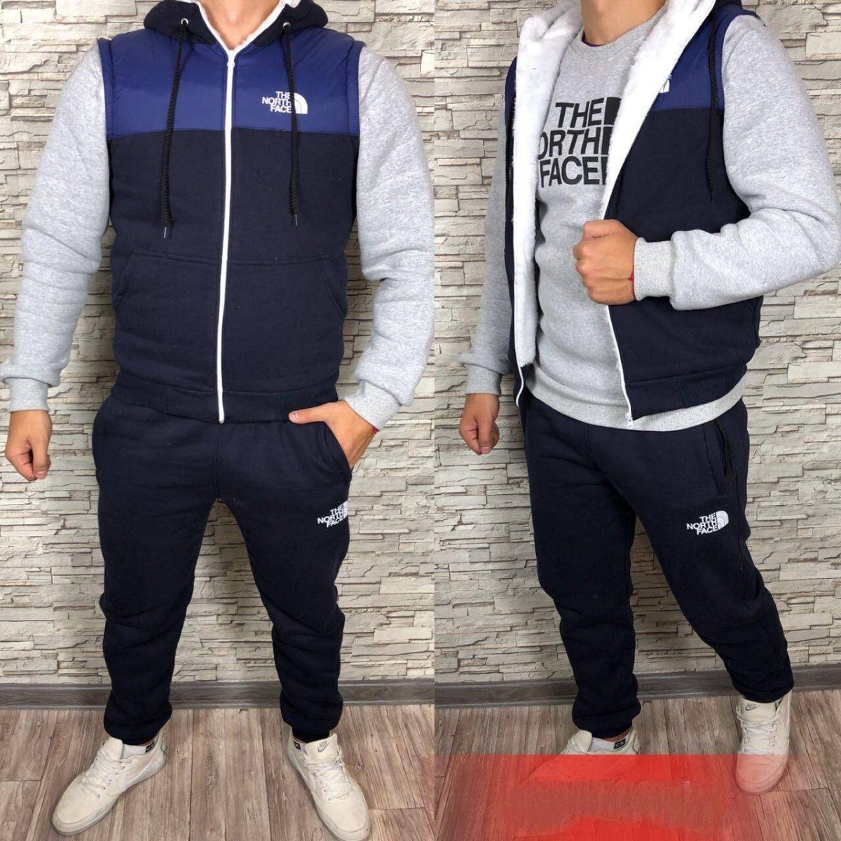 Костюм тройка адидас мужской