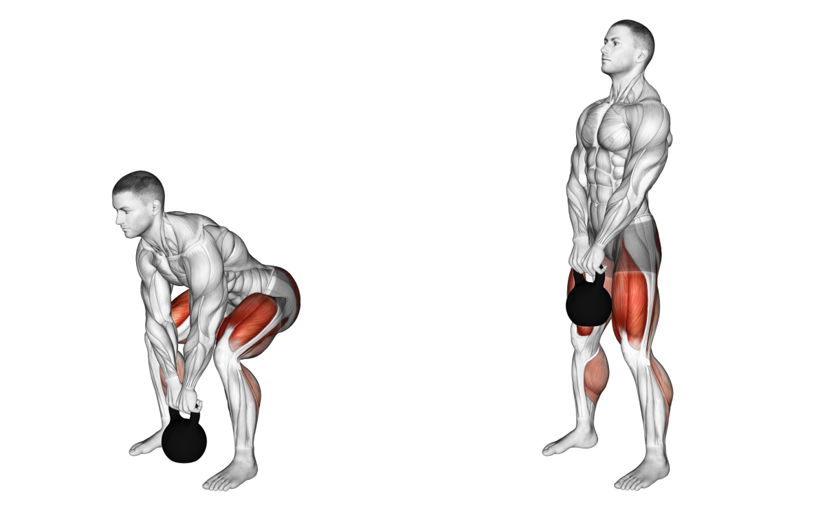 Становая тяга с гирями