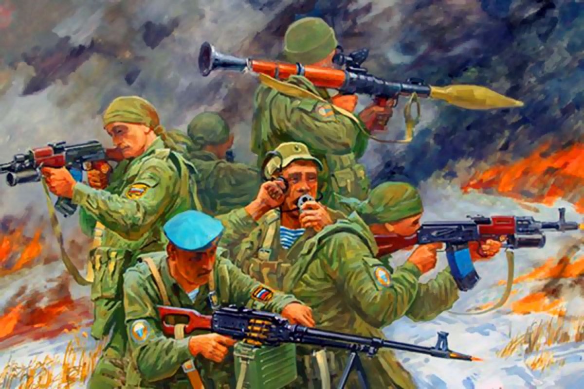 Чеченская война в живописи