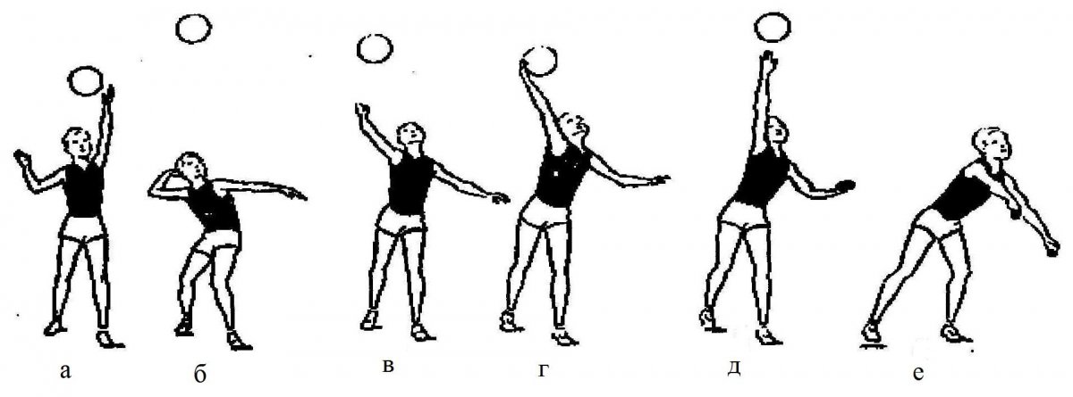 Способы передачи мяча в волейболе