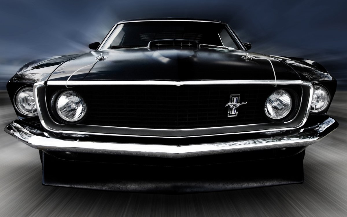 Ford Mustang gt 500 Shelby черный