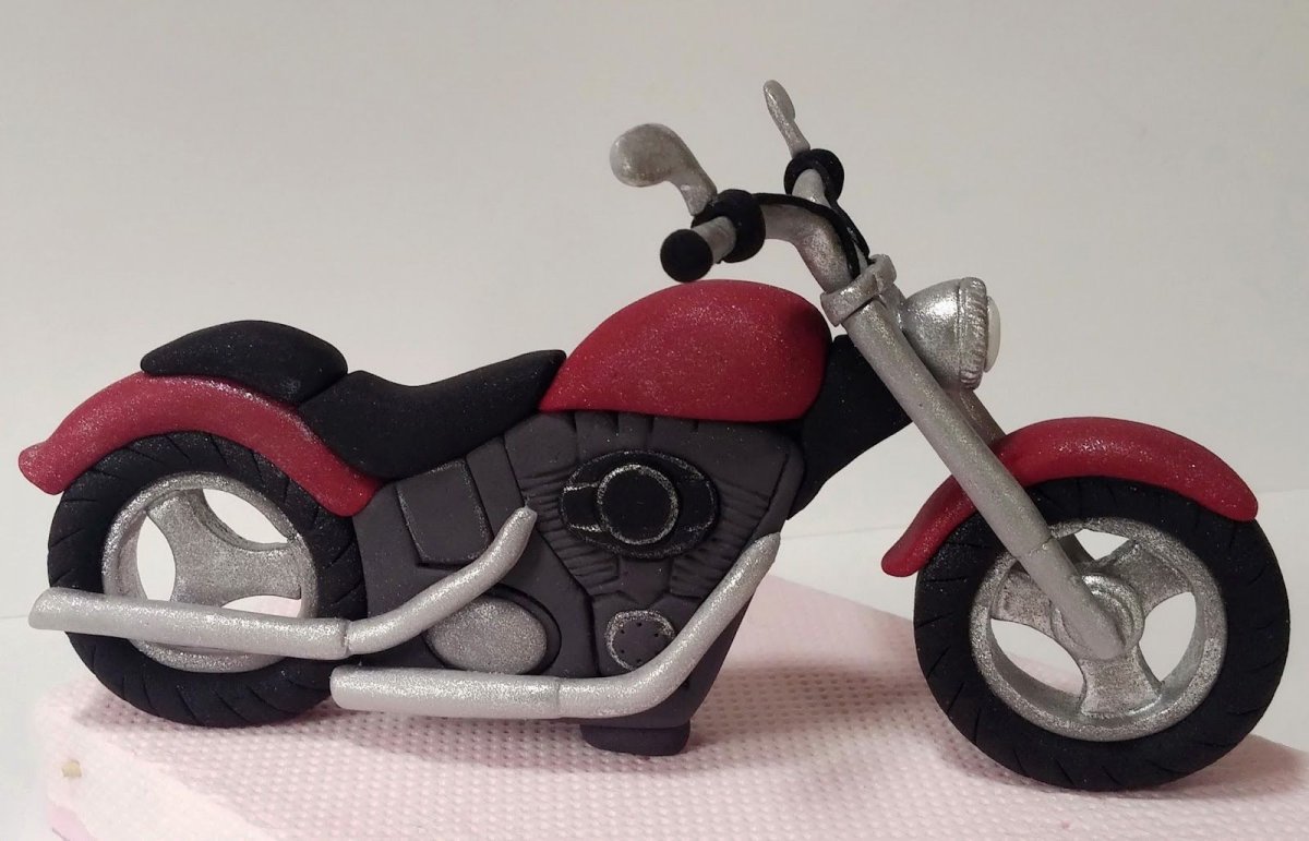 Мотоцикл из глины