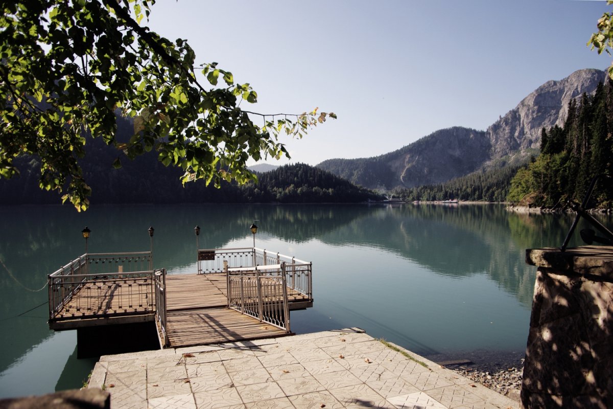 Абхазия Гагры озеро Рица