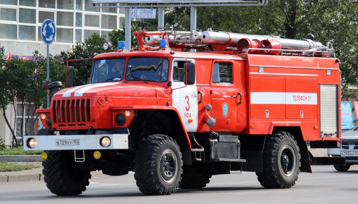 Пожарный автомобиль Урал 4320