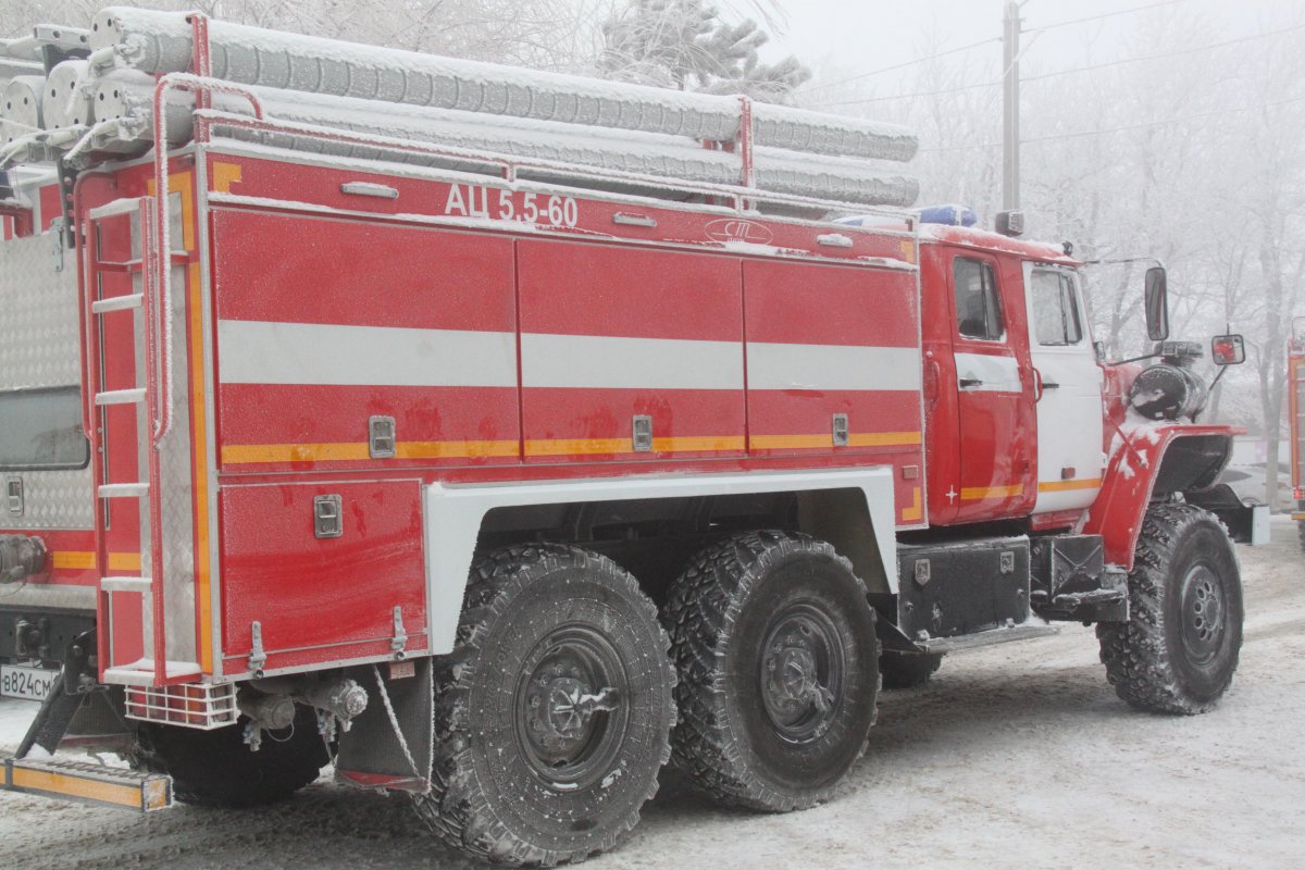 Пожарная машина Урал 4320