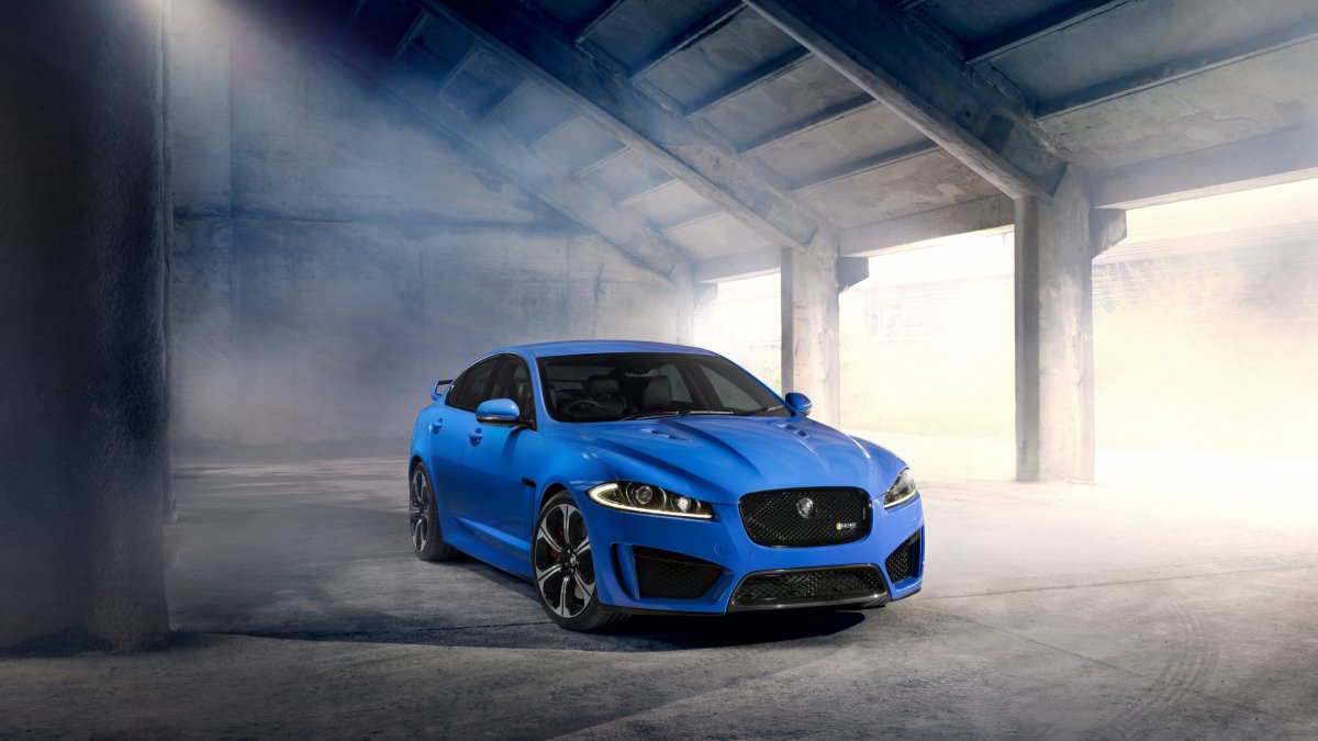 Jaguar XFR Blue