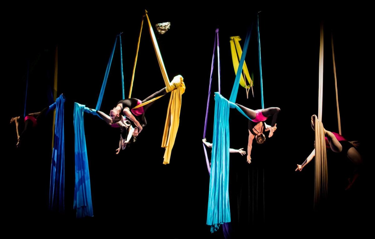 Цирковые гимнастки