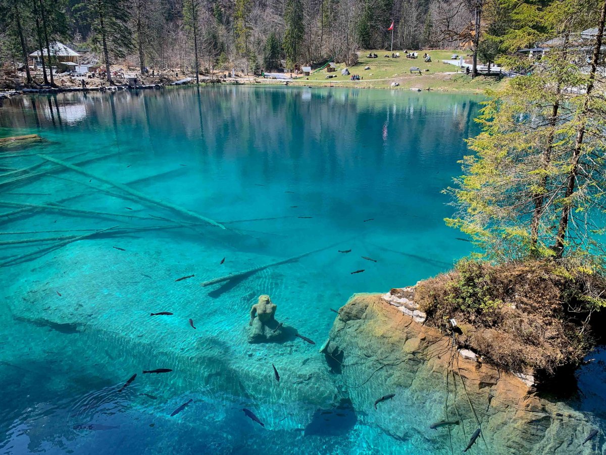 Lac bleu Швейцария