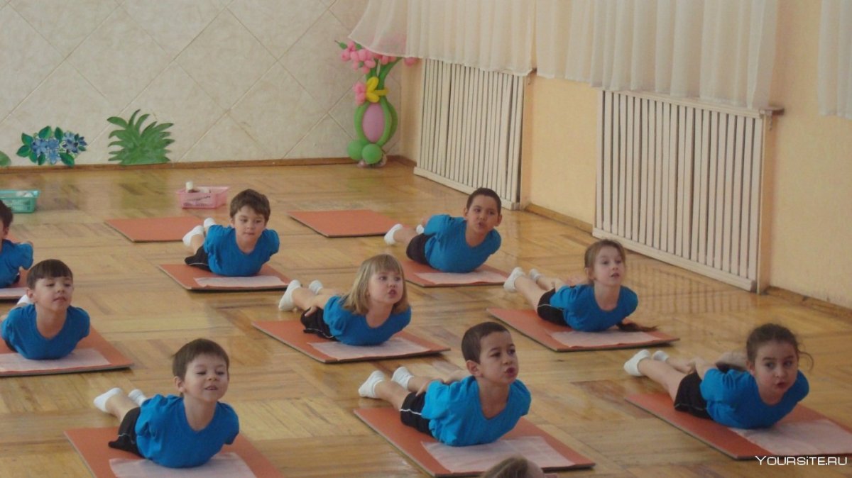 Физ упражнения в детском саду