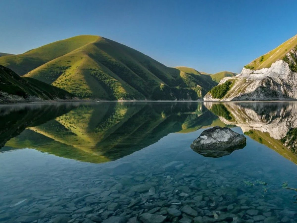 Голубое озеро Чечня