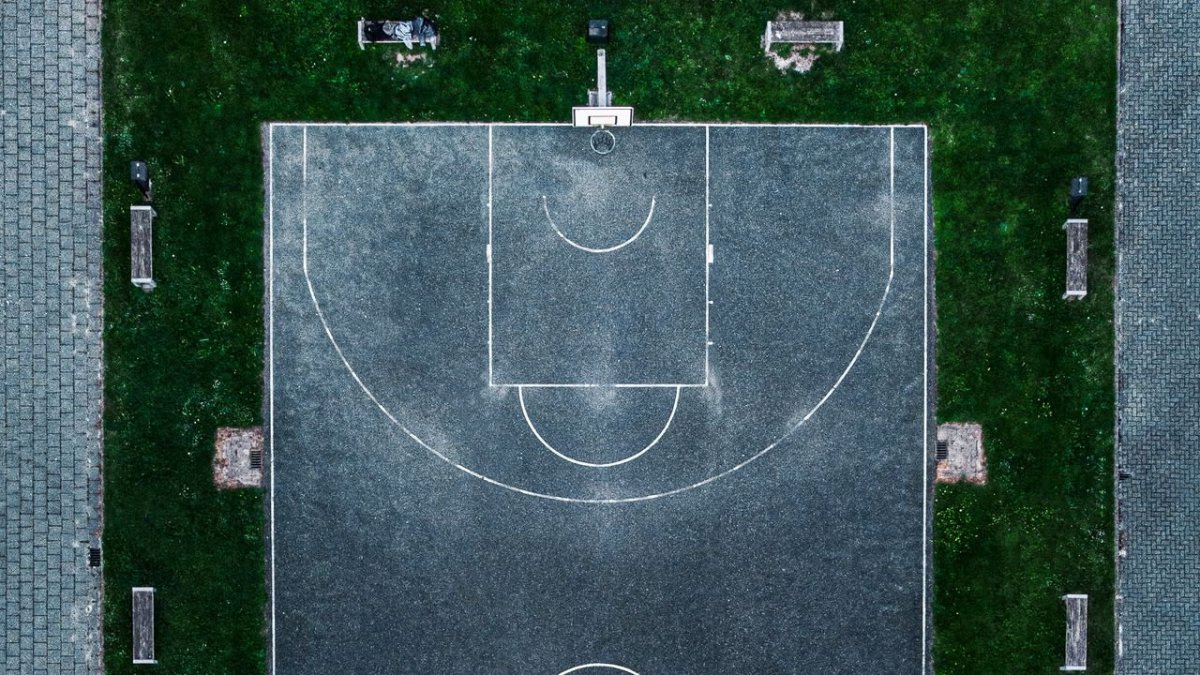 Баскетбольная площадка 1972