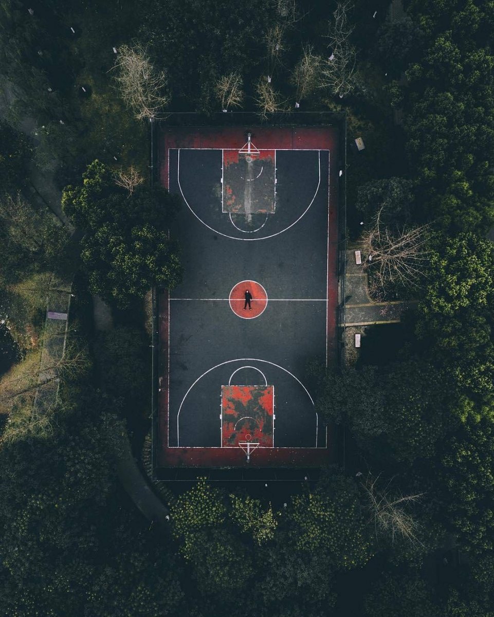 Универсальная спортивная площадка 3д модель