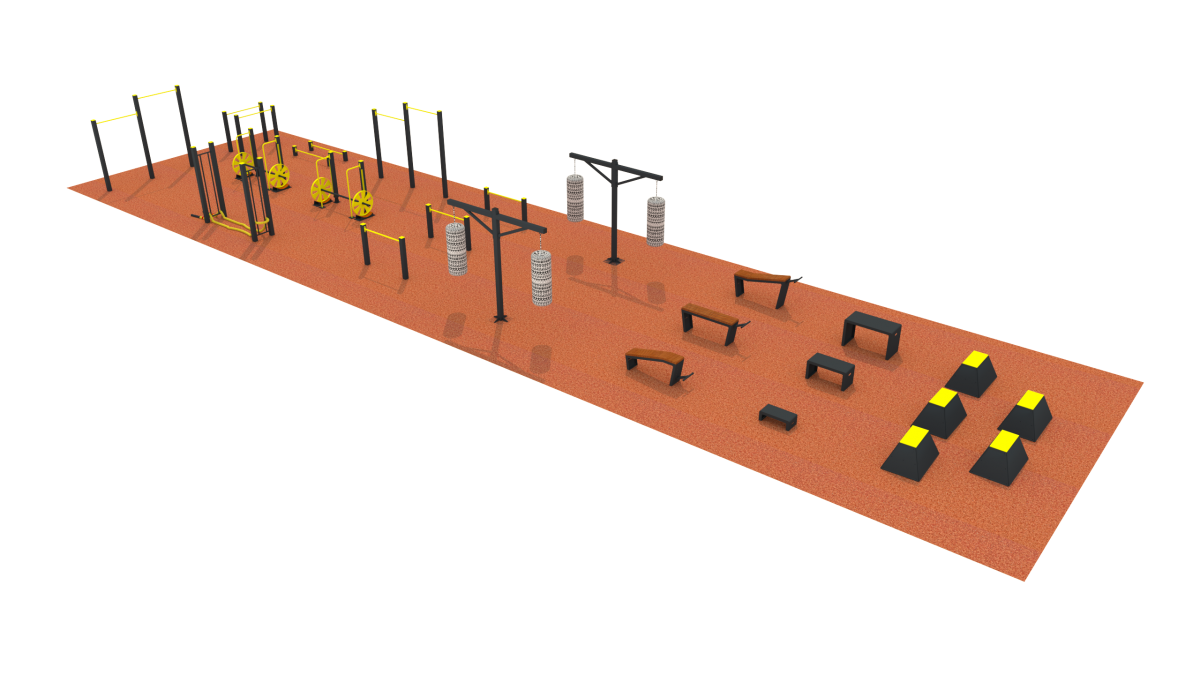 Воркаут площадка план