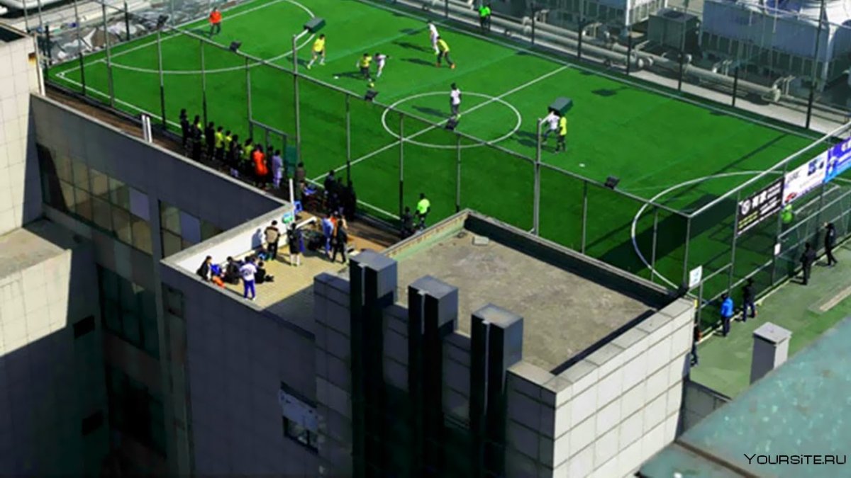 Стадион на крыше Токио