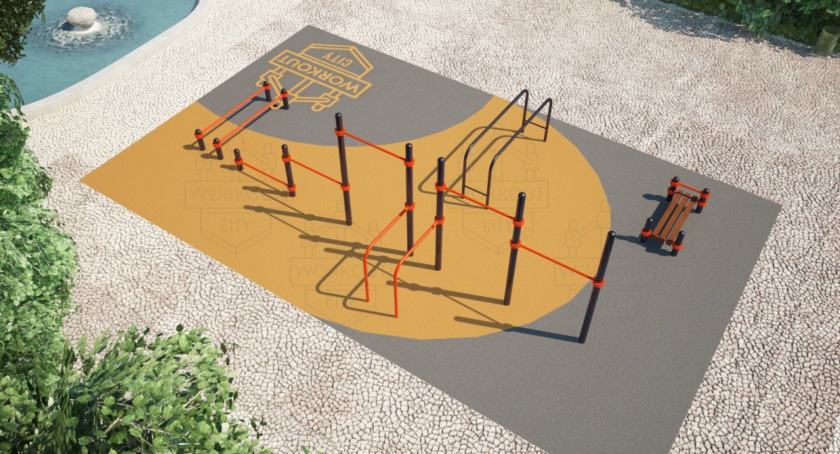 Workout площадка 3ds Max