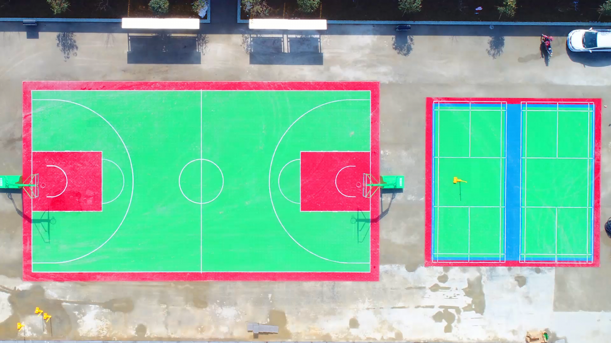 Ограждение баскетбольной площадки (12630) ПК-система