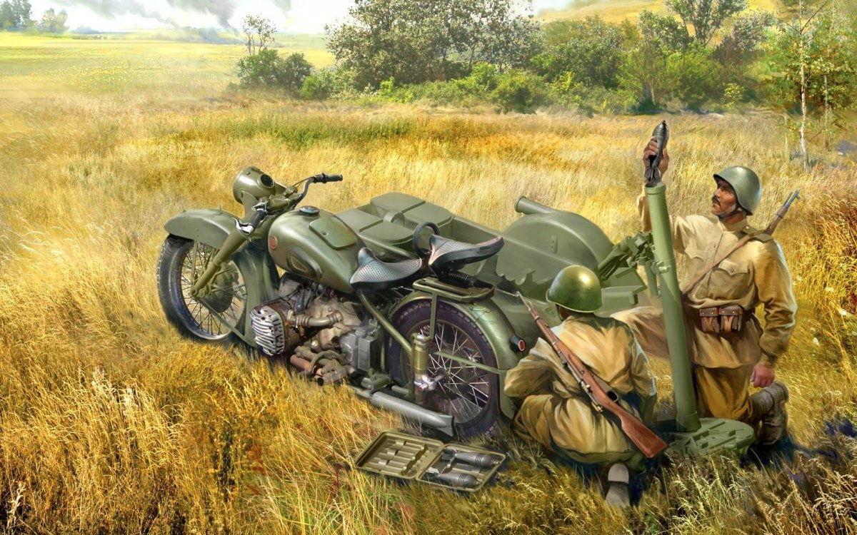 Харлей Дэвидсон мотоцикл армейский