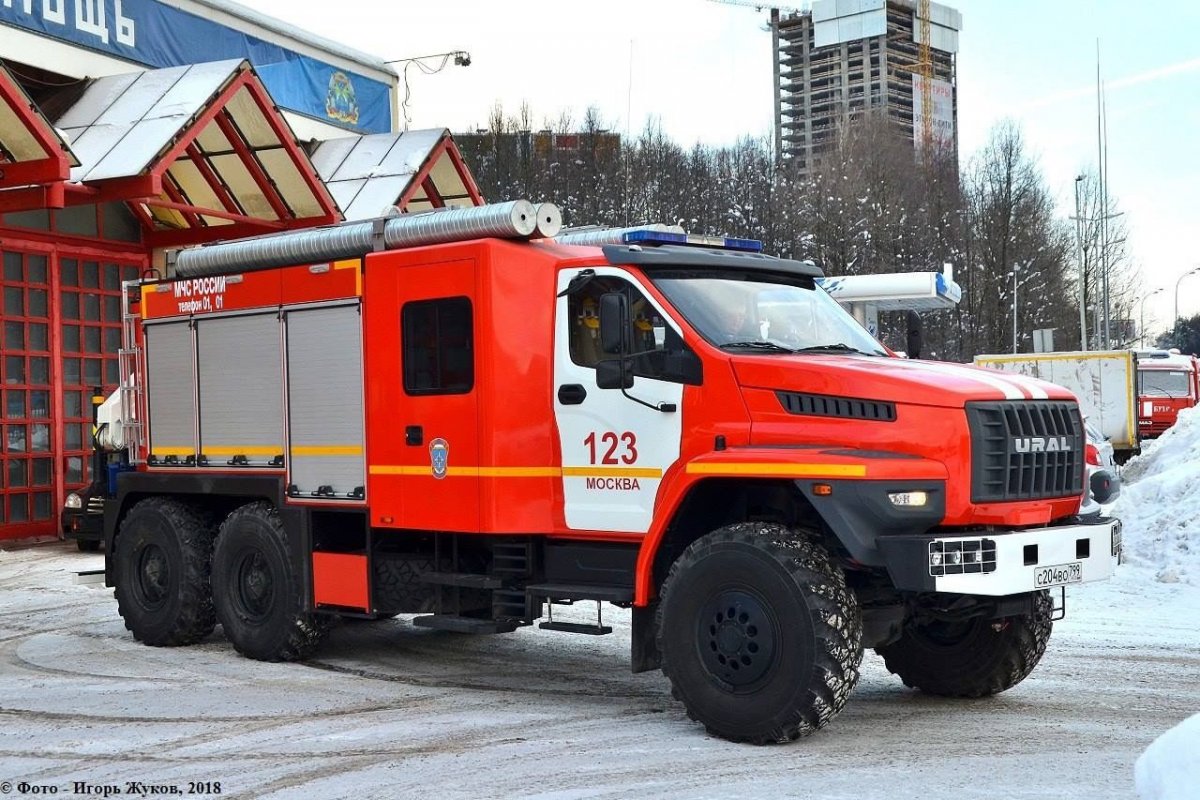 Урал 4320 пожарный АЦ