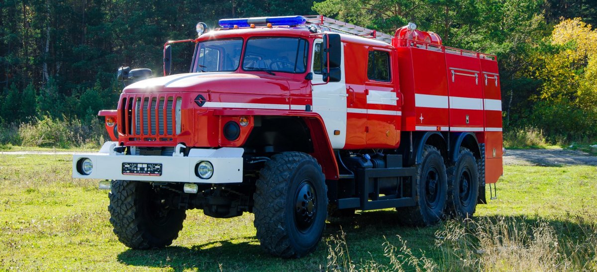 Пожарная машина Урал 4320