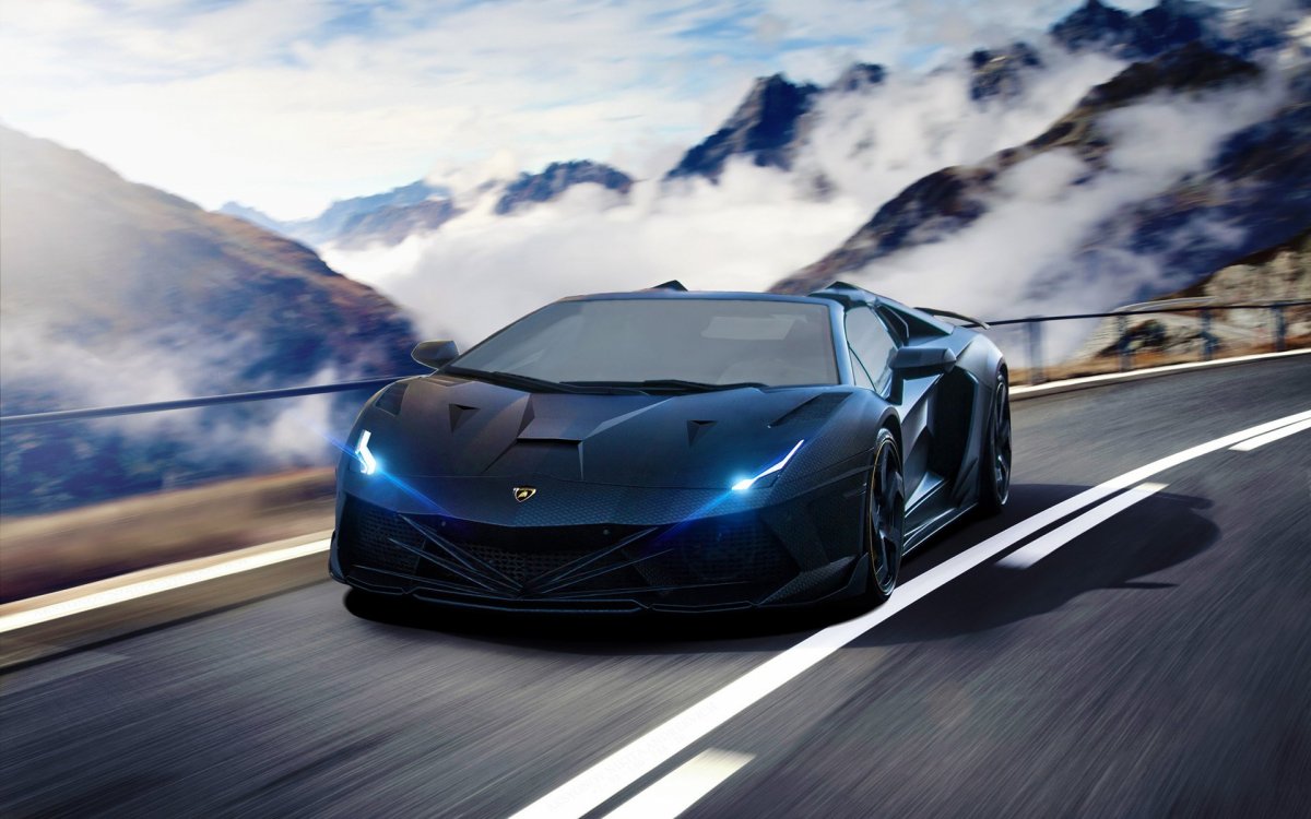 Lamborghini Aventador 4к
