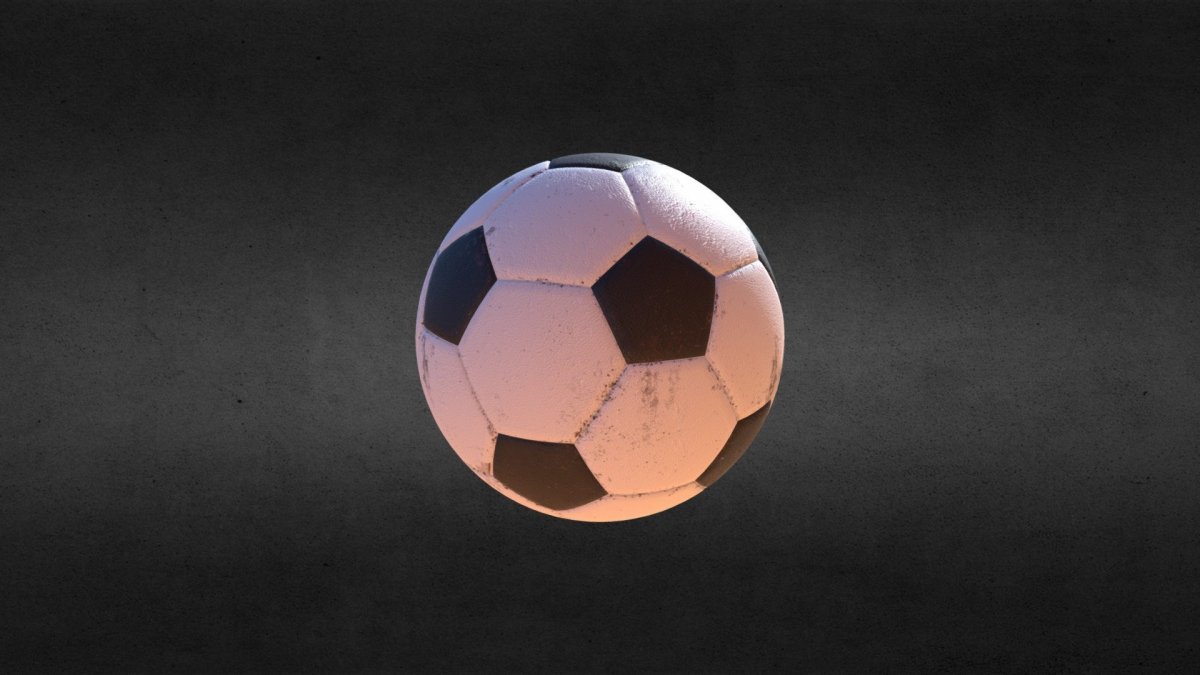 Текстура футбольного мяча