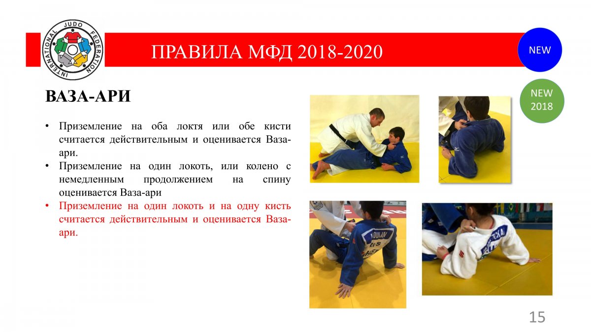 Правила дзюдо