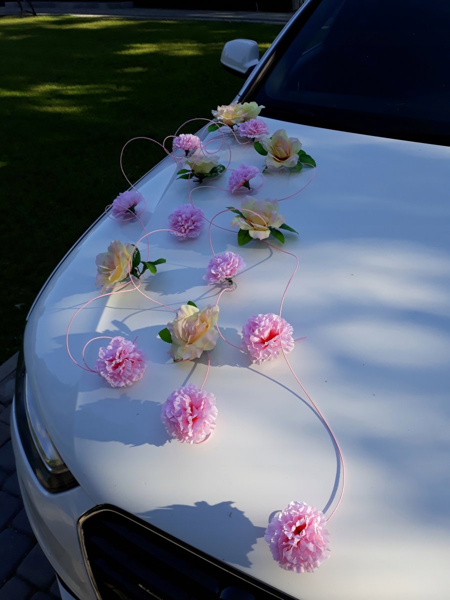 Свадебные украшения на машину своими руками