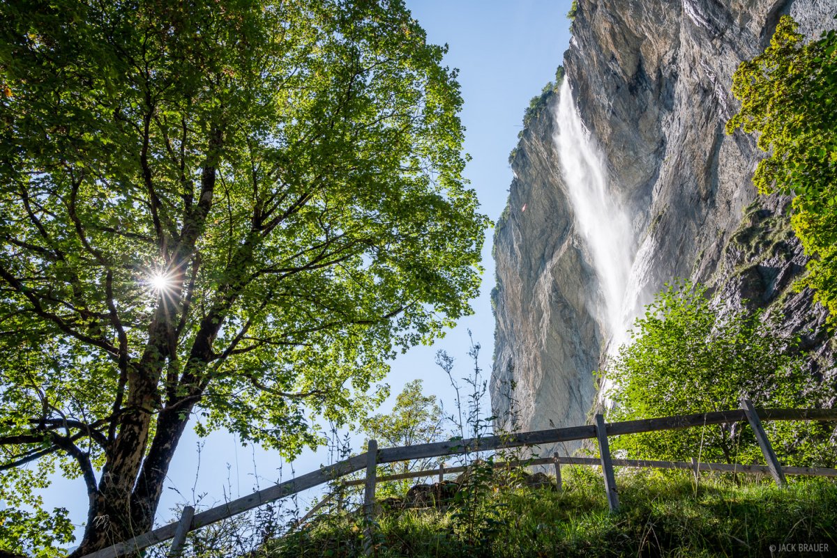 Долина водопадов Швейцария Лаутербруннен