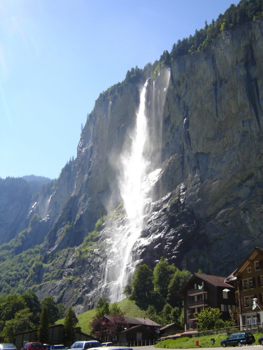 Водопад Симмен в Швейцарии