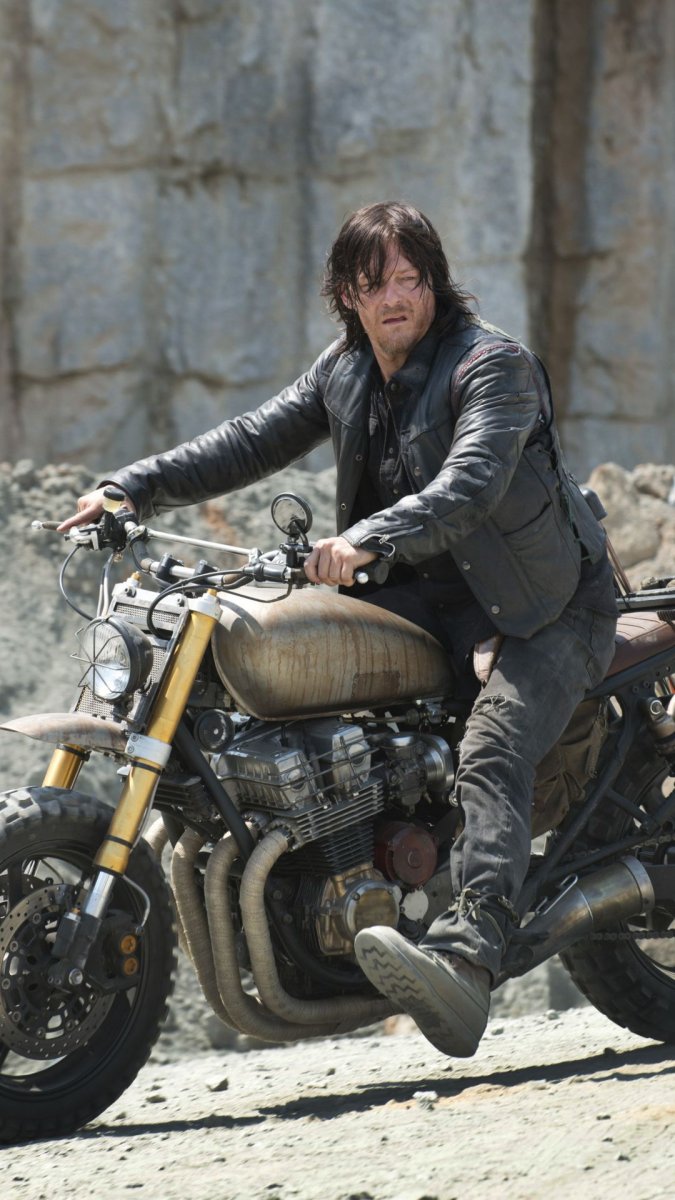 The Walking Dead Дэрил на мотоцикле