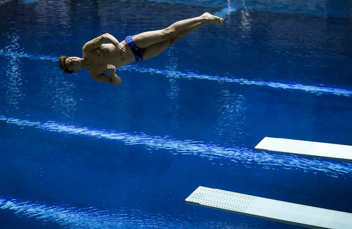 Даррен Тейлор мировой рекорд прыжков в мелководье