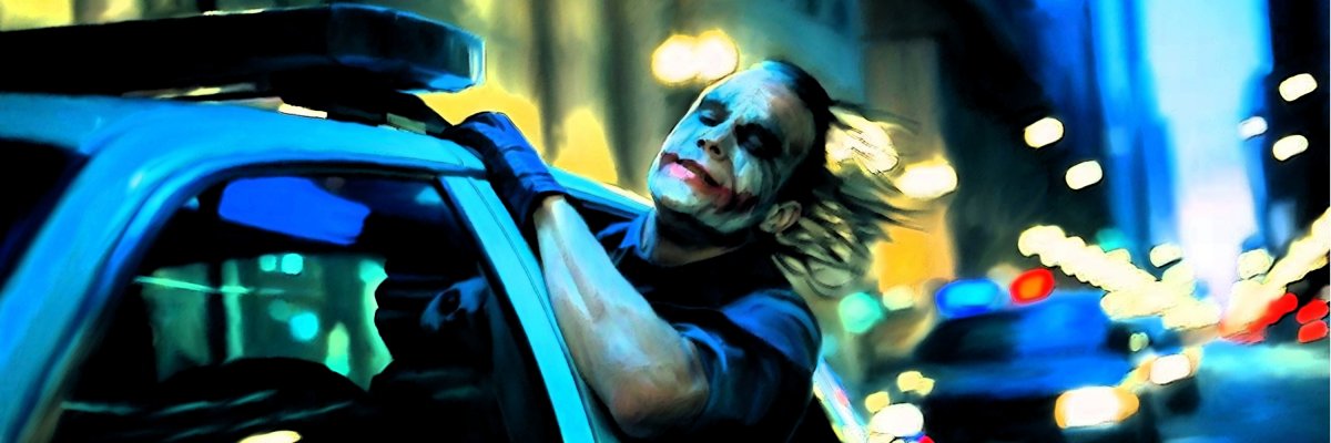 Тёмный рыцарь хит Леджер в полицейской машине