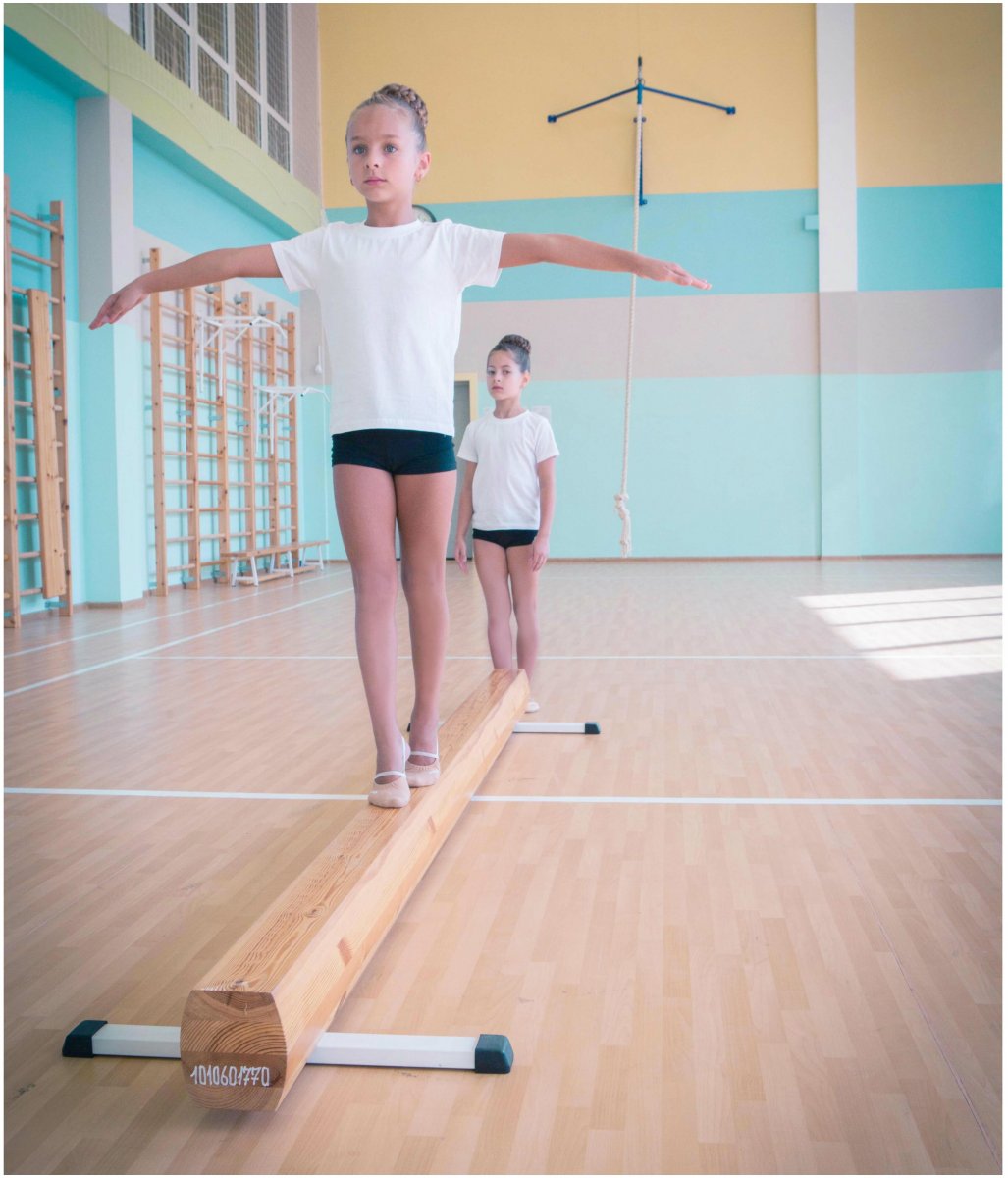 Бревно гимнастическое тренировочное для школы