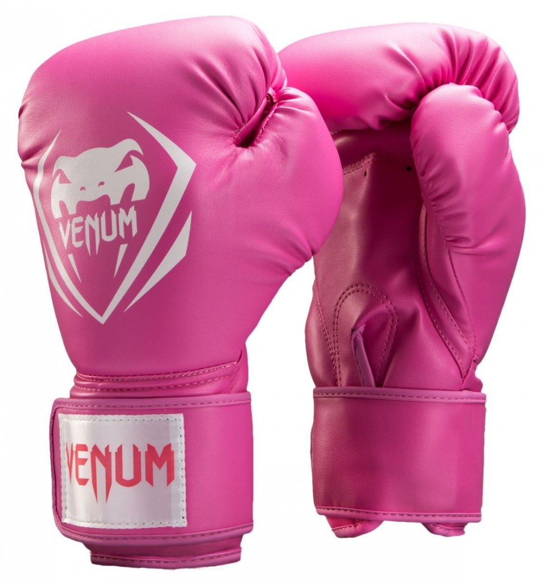 Боксерские перчатки Venum розовые