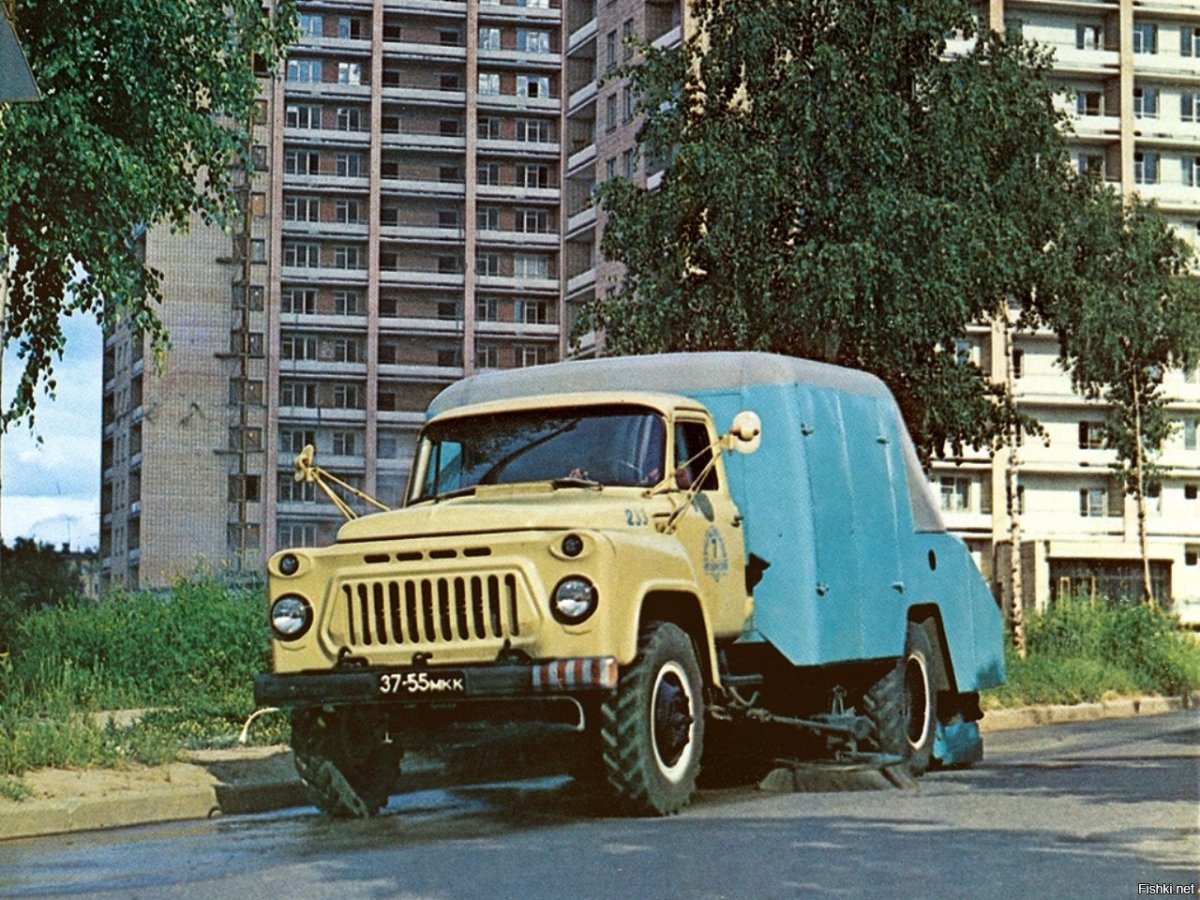 ПУ-53 уборочная машина ГАЗ 53