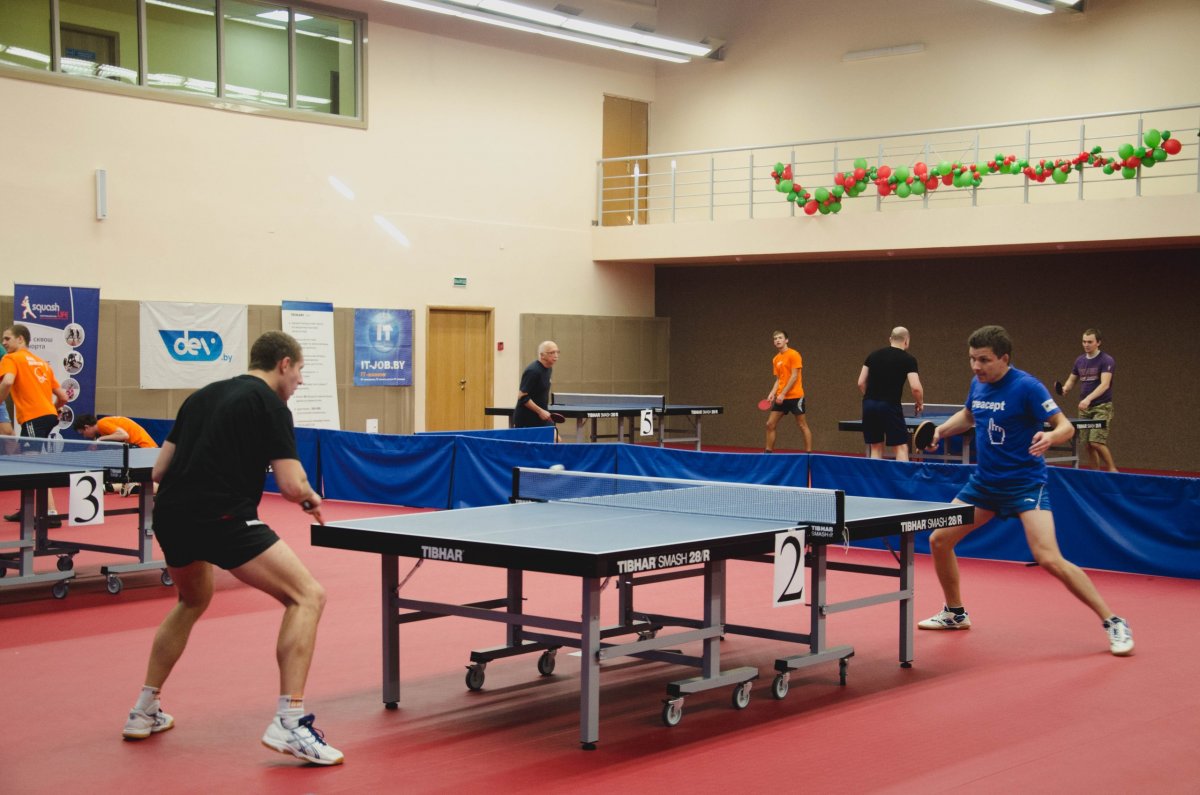 Тренировочный зал по настольному теннису в Дубае